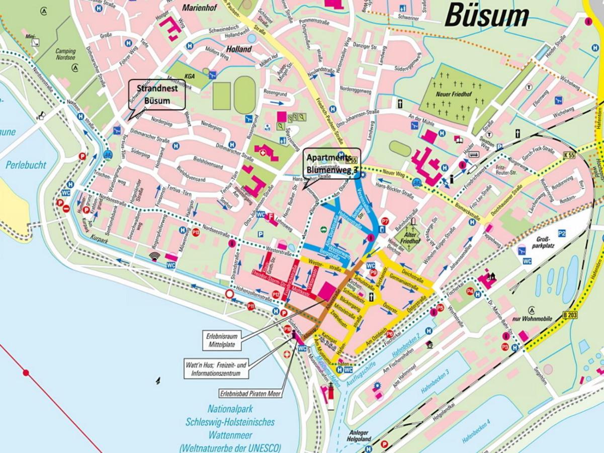 Strandnest Buesum Apartments 外观 照片
